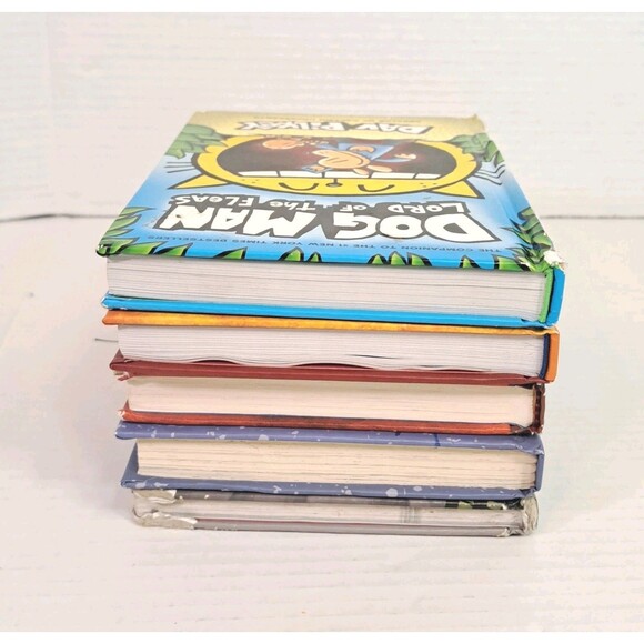 Childrens Book Lot (5) Wimpy Kid, Dog Man Captain Underpants Last Kids On Earth - Picture 6 of 7